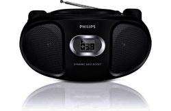 Philips AZ105B/05 Boombox with CD Player - Black